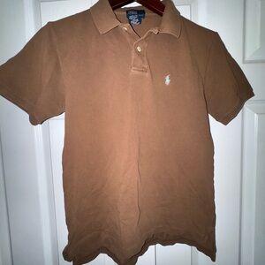 Polo Ralph Lauren Brown Short Sleeve Polo Shirt Youth M (12–14)